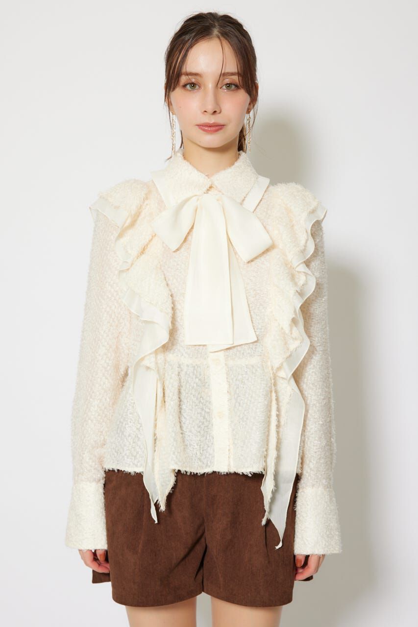 rienda「2WAYフリルブラウス」|シャツ・ブラウス|