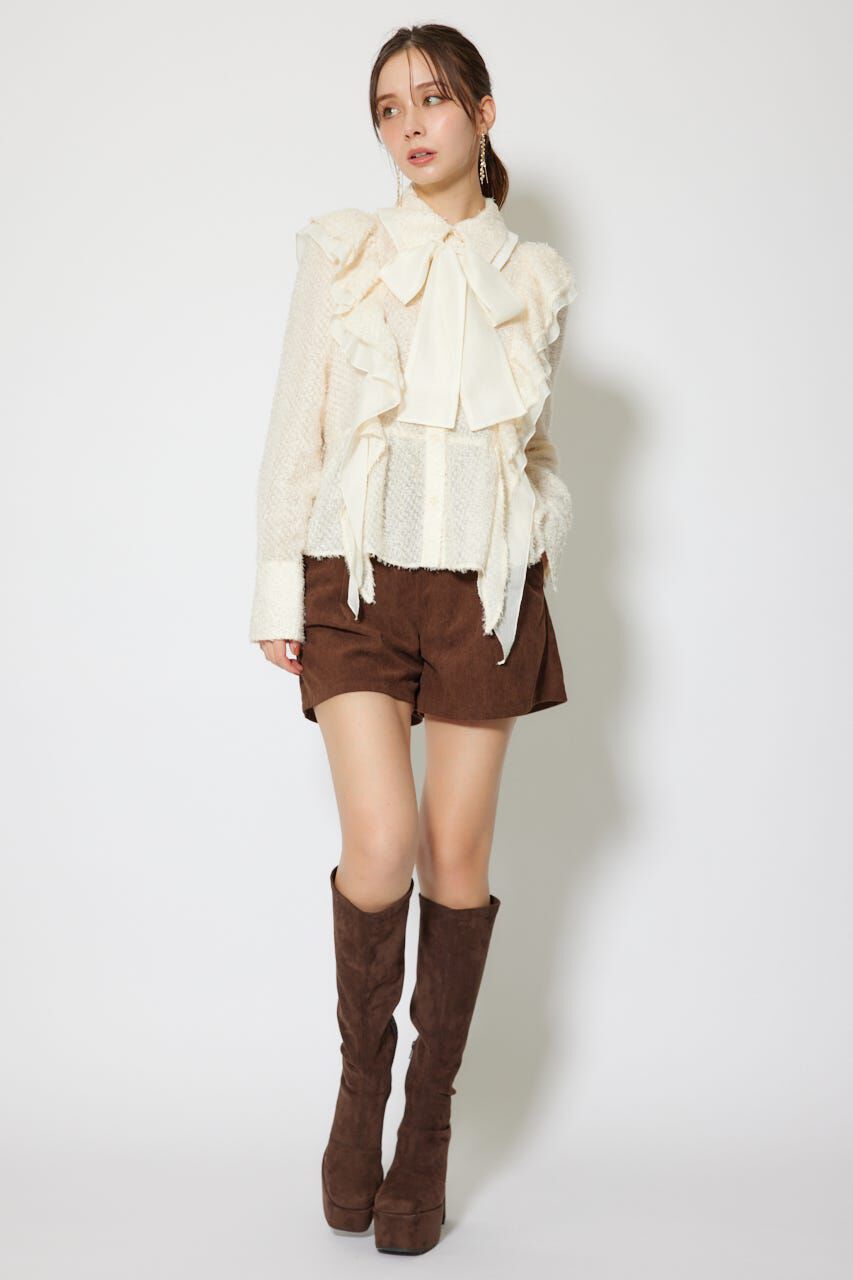 rienda「2WAYフリルブラウス」|シャツ・ブラウス|