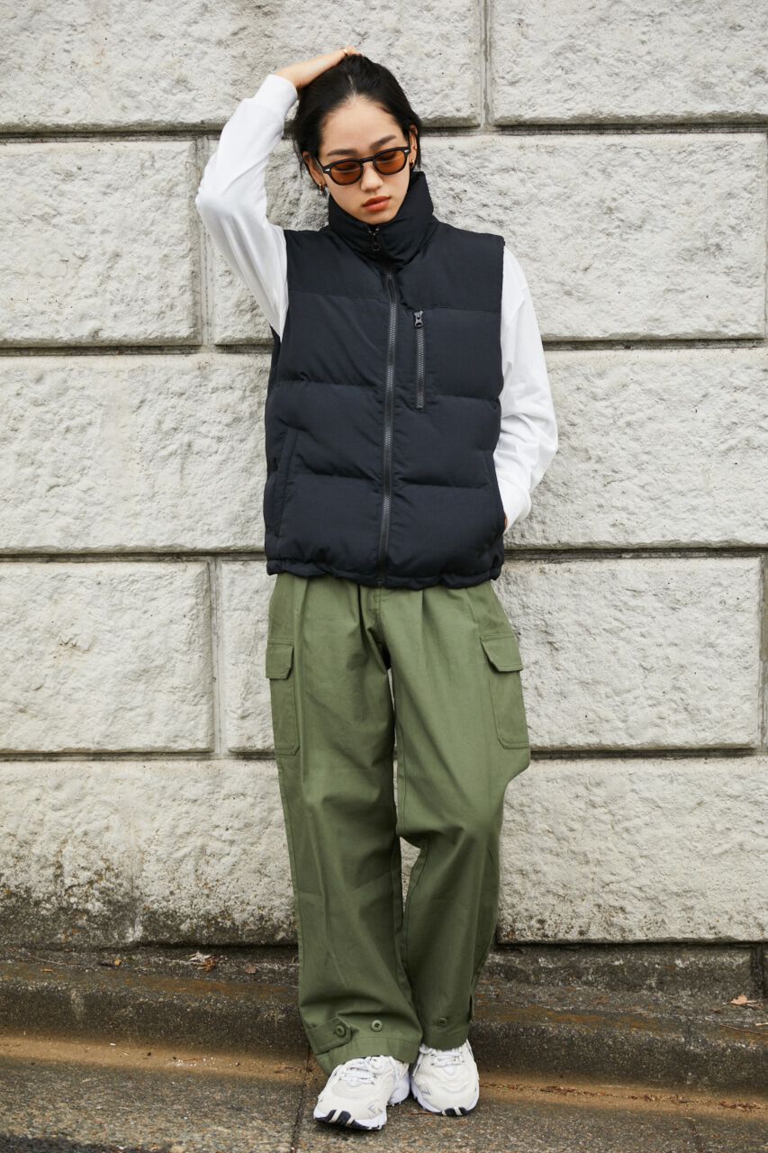 RODEO CROWNS「ナイロン中綿ベスト_M」|ダウンベスト・ベスト|