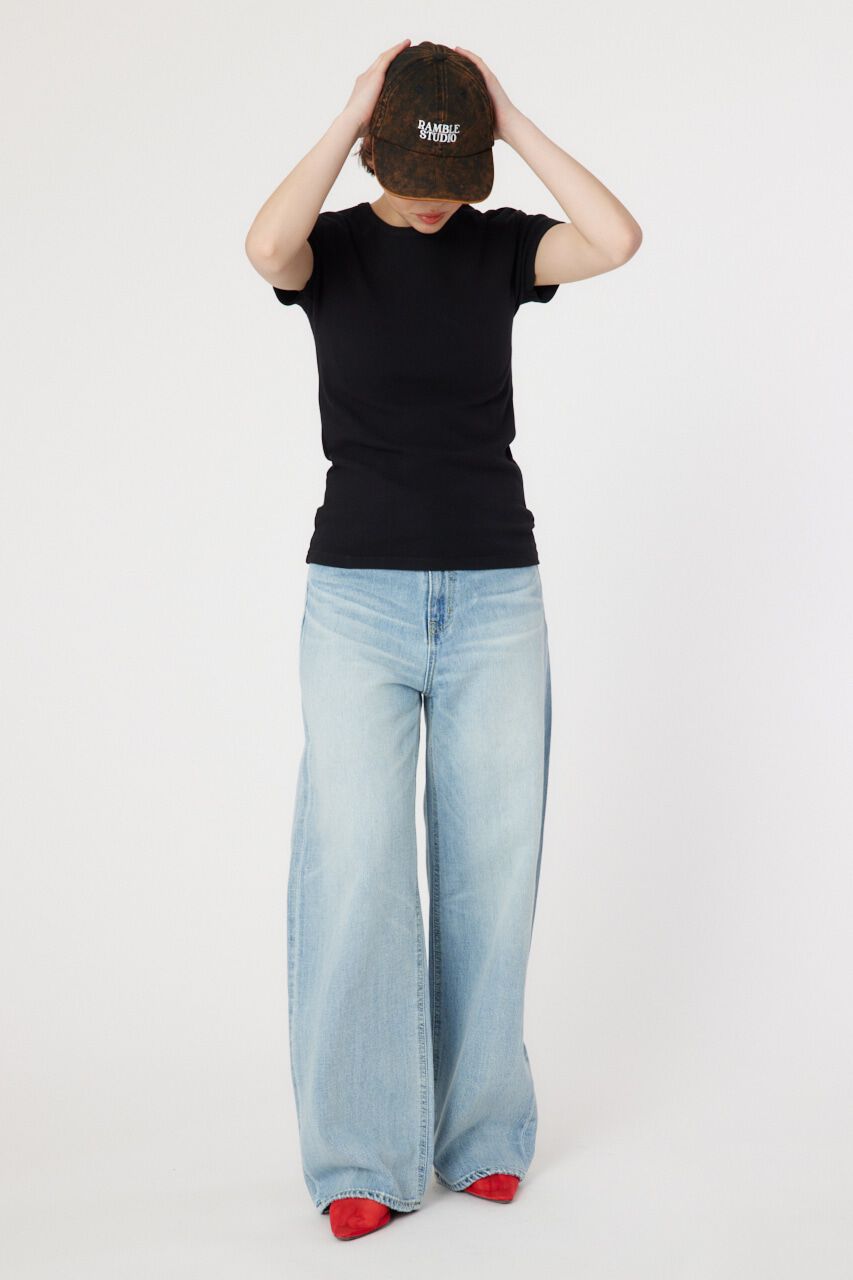 RODEO CROWNS「リブ H/S Tシャツ」|Tシャツ・カットソー|