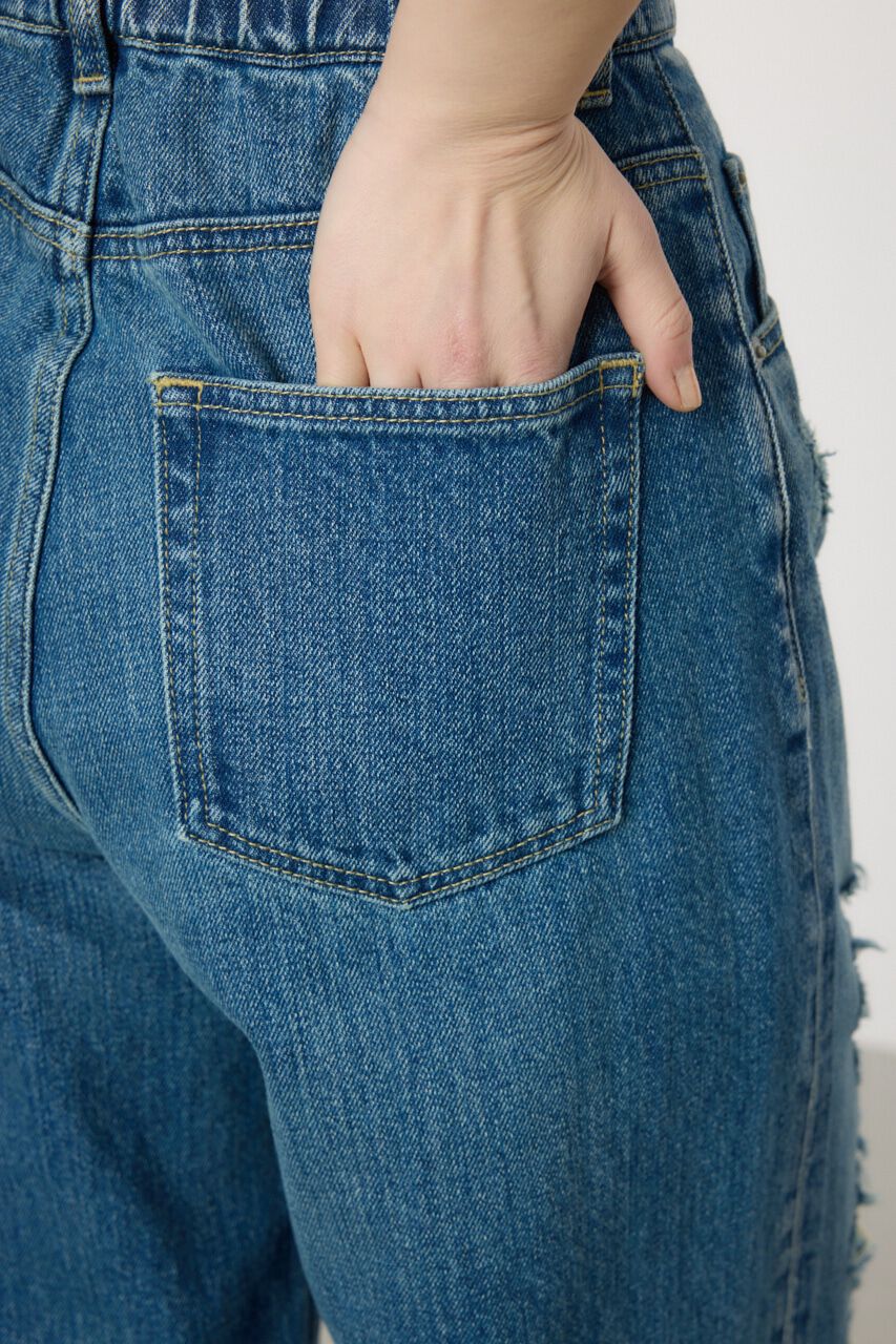 RODEO CROWNS「Hard Crash looseワイドデニム」|デニム|