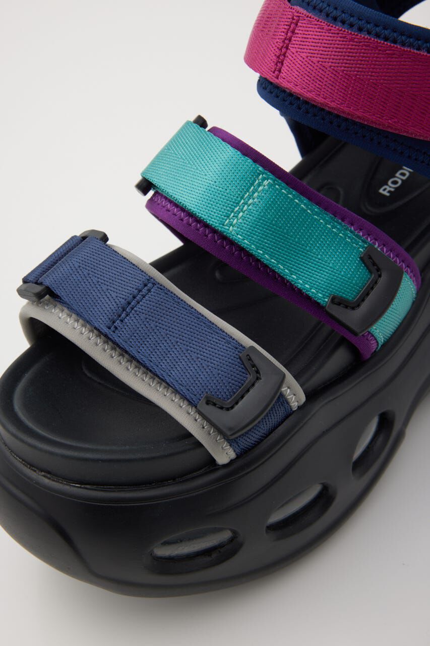 RODEO CROWNS「ボリュームソール テープサンダル」|サンダル|