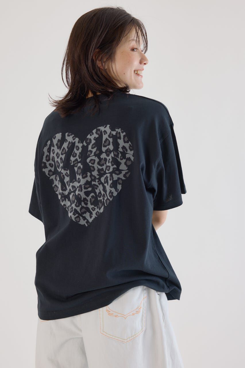RODEO CROWNS「Heart Leopard Tシャツ」|Tシャツ・カットソー|