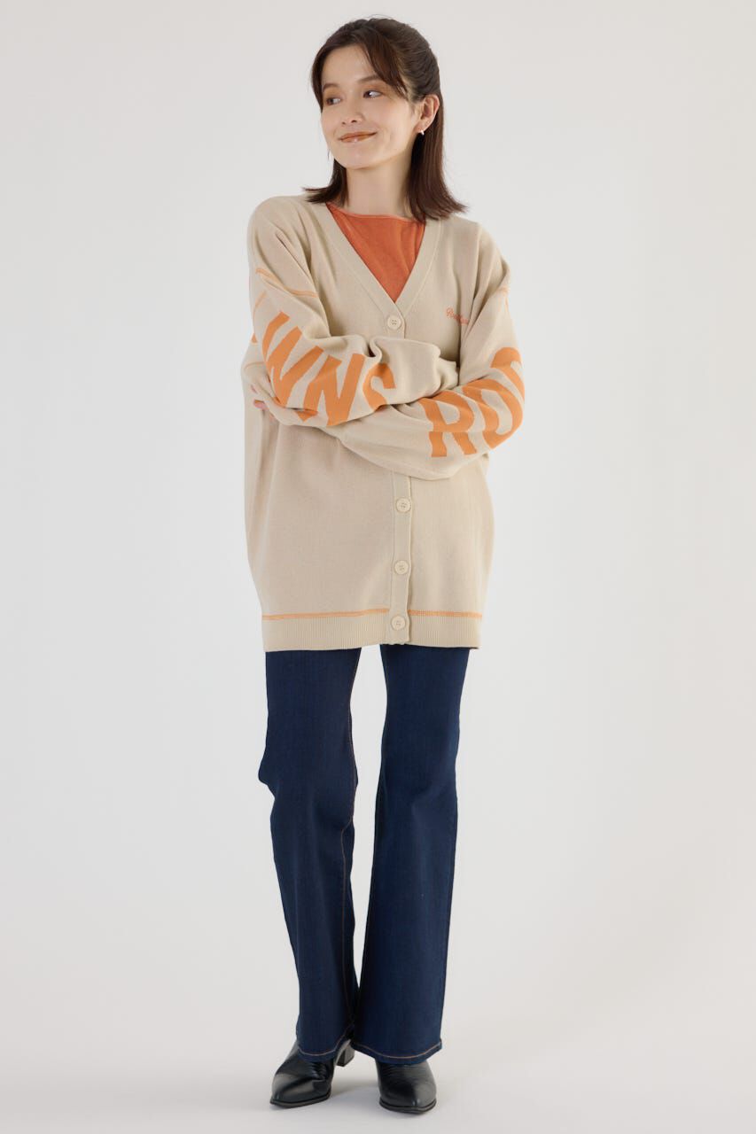 RODEO CROWNS「スウェットライクロゴカーディガン」|カーディガン|