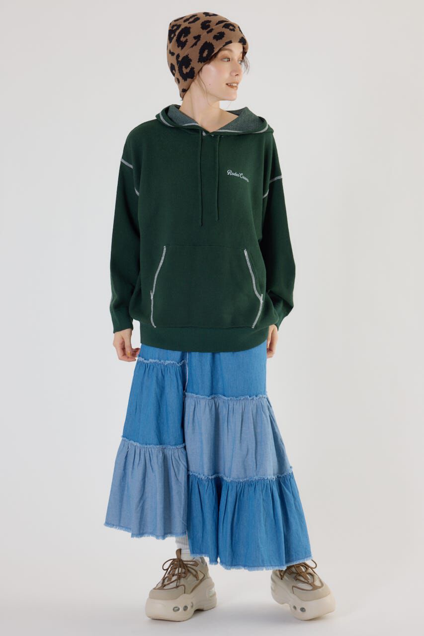 RODEO CROWNS「スウェットライクジャガードロゴフーディー」|パーカー|