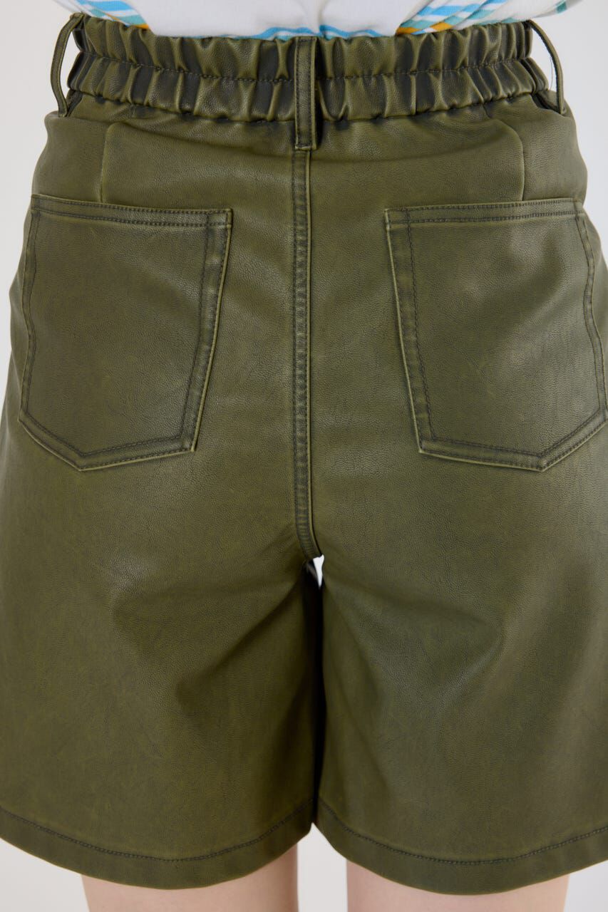 RODEO CROWNS「ヴィンテージフェイクレザーハーフパンツ」|その他|