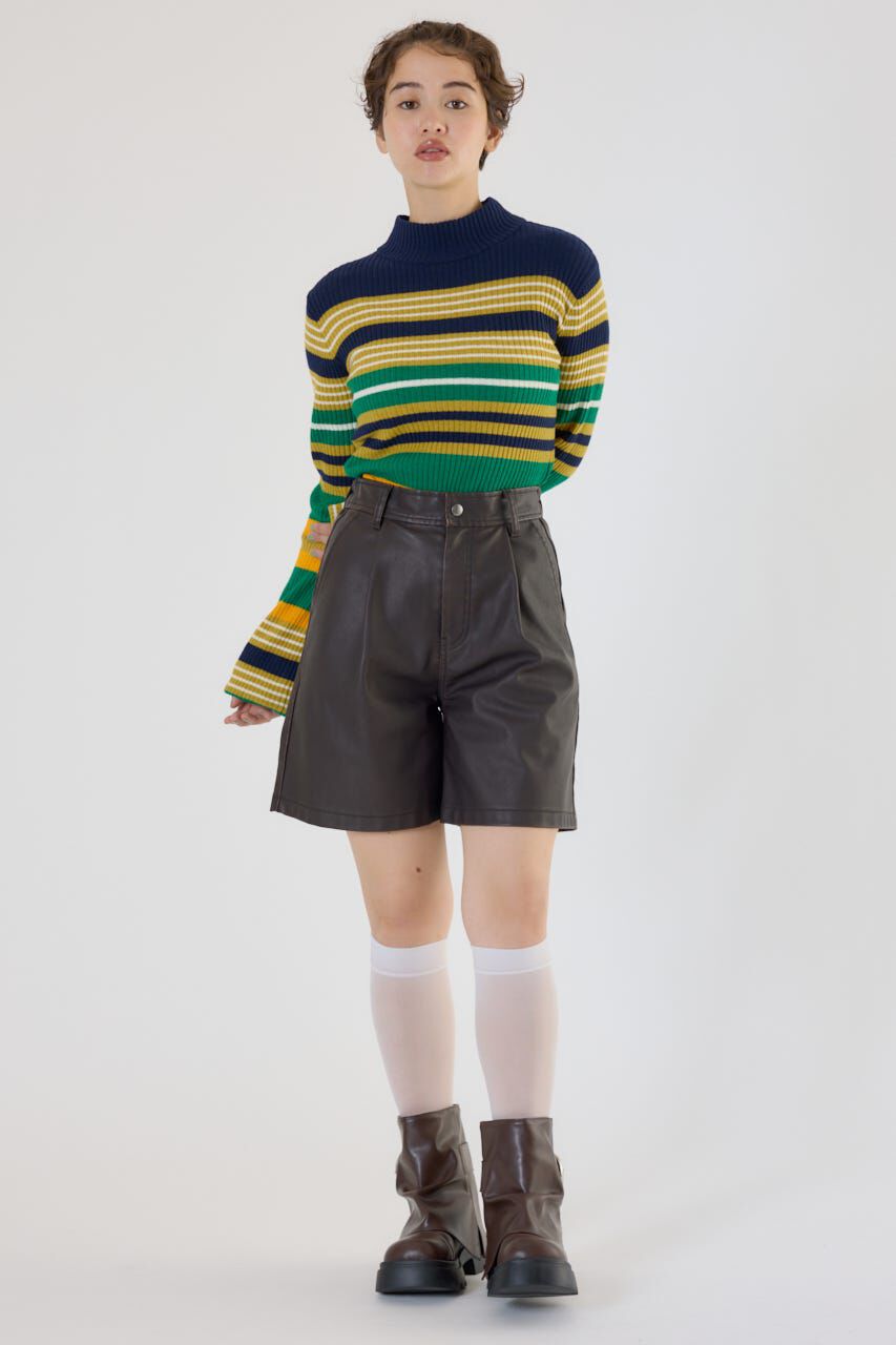 RODEO CROWNS「ヴィンテージフェイクレザーハーフパンツ」|その他|