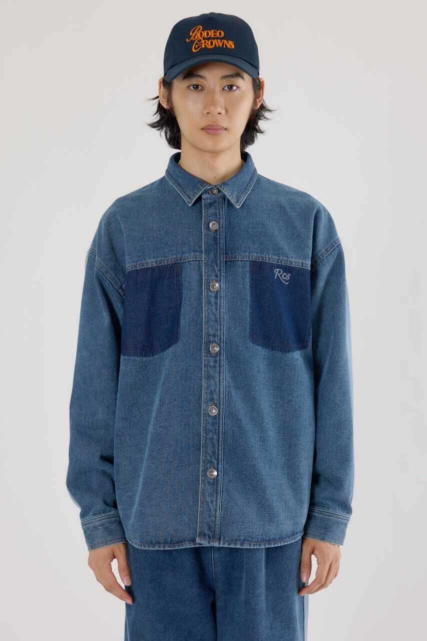 RODEO CROWNS「バリエーションデニムシャツ」|シャツ・ブラウス|