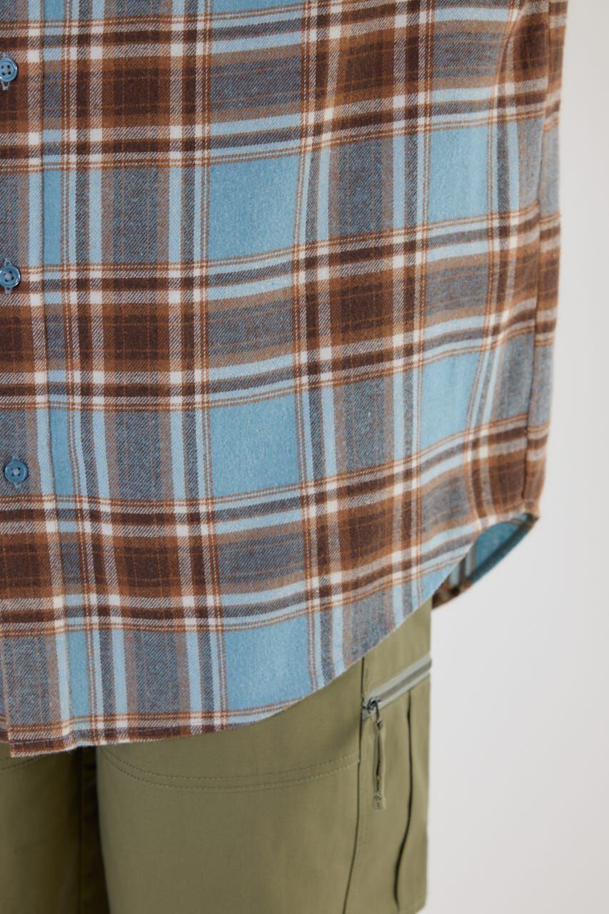 RODEO CROWNS「フードチェックシャツ」|シャツ・ブラウス|