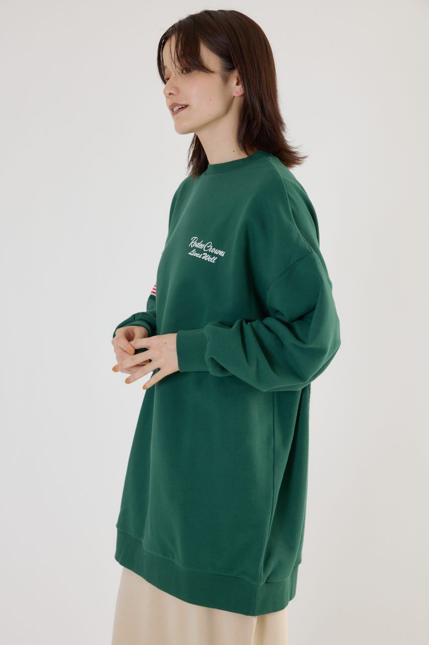 RODEO CROWNS「バンダナパッチスウェットワンピース」|ワンピース|