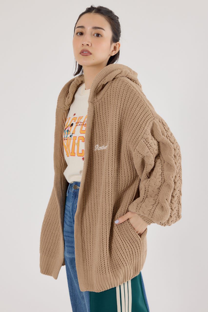 RODEO CROWNS「モールニットトッパーカーディガン」|カーディガン|