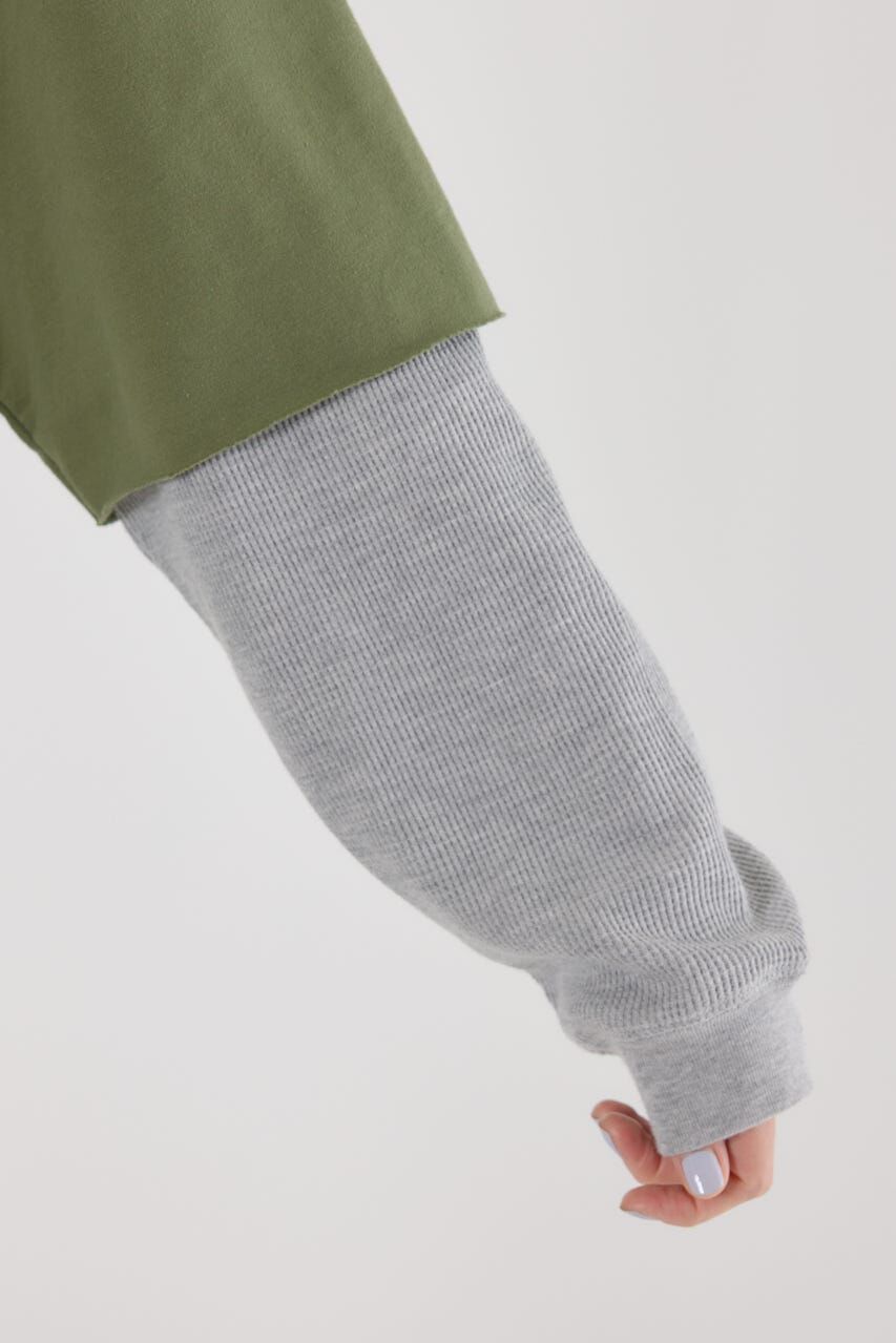 RODEO CROWNS「ルーズレイヤードライクスウェットトップス」|Tシャツ・カットソー|