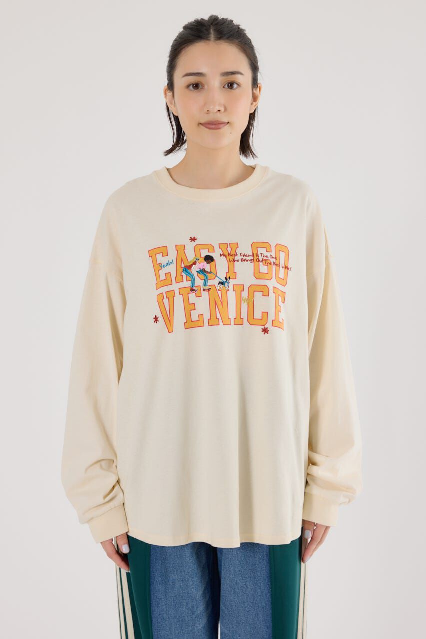 RODEO CROWNS「embroidery collegeロング Tシャツ」|Tシャツ・カットソー|