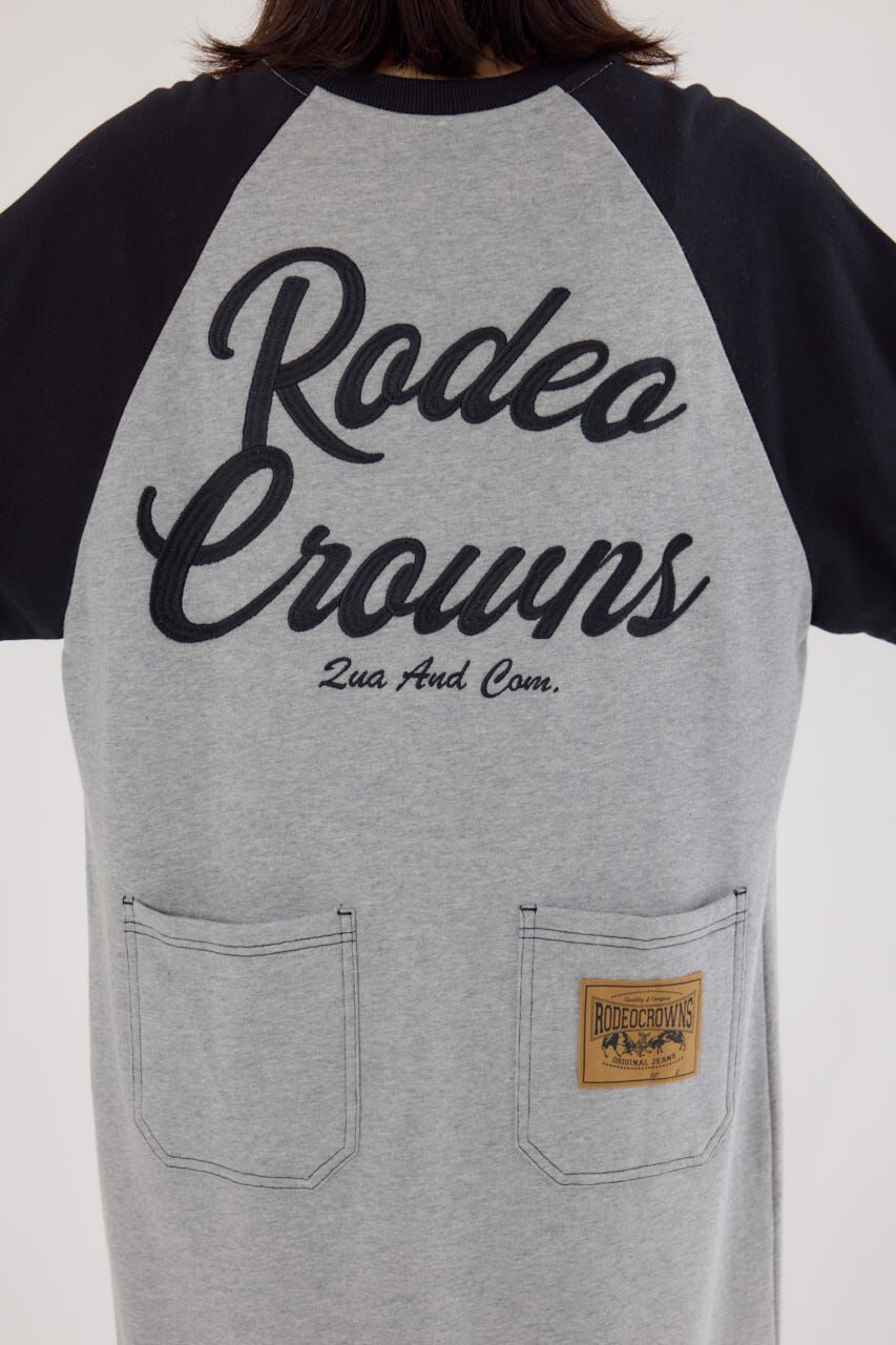 RODEO CROWNS「ラグランカラーステッチワンピース」|ワンピース|