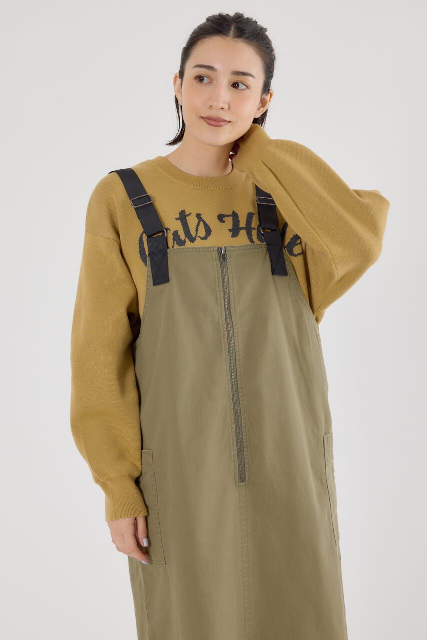 RODEO CROWNS「フロントジップジャンパースカート」|ワンピース|