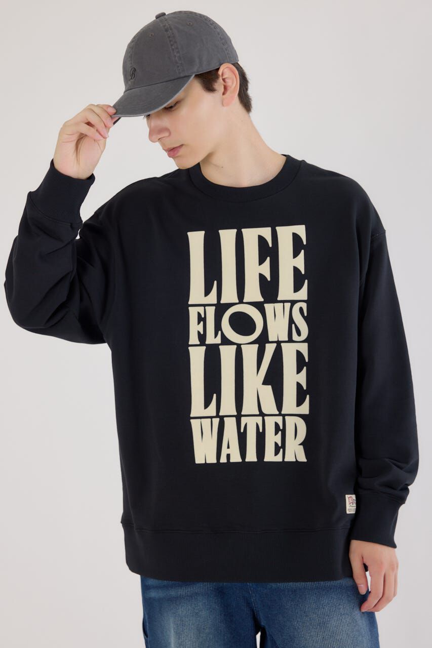 RODEO CROWNS「LIKE WATER スウェット」|パーカー|BLK