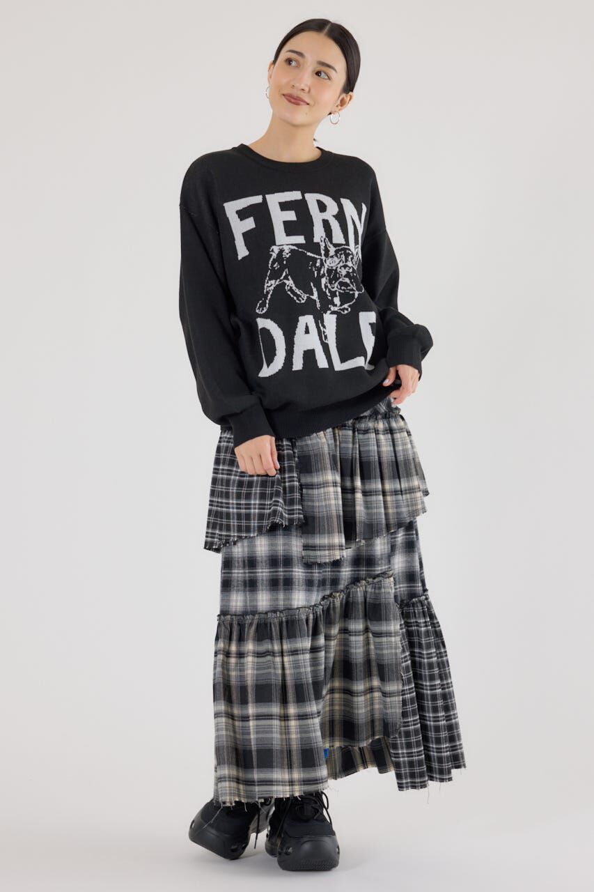 RODEO CROWNS「アニマルジャガードニットトップス」|ニット・セーター|