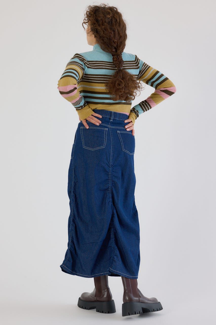 RODEO CROWNS「シャーリングマキシスカート」|スカート|