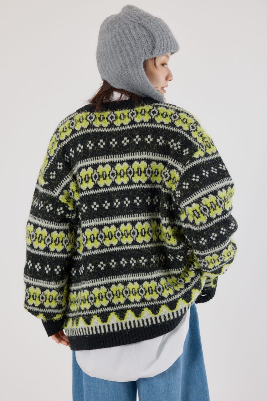 RODEO CROWNS「NEON NORDICニットカーディガン」|カーディガン|