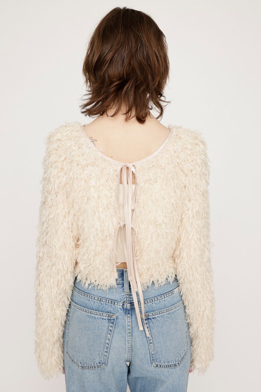 SLY「2WAY SHEER FEATHER トップス」|シャツ・ブラウス|