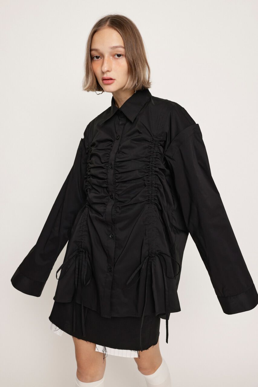 SLY「OPEN SHOULDER DROST シャツ」|シャツ・ブラウス|