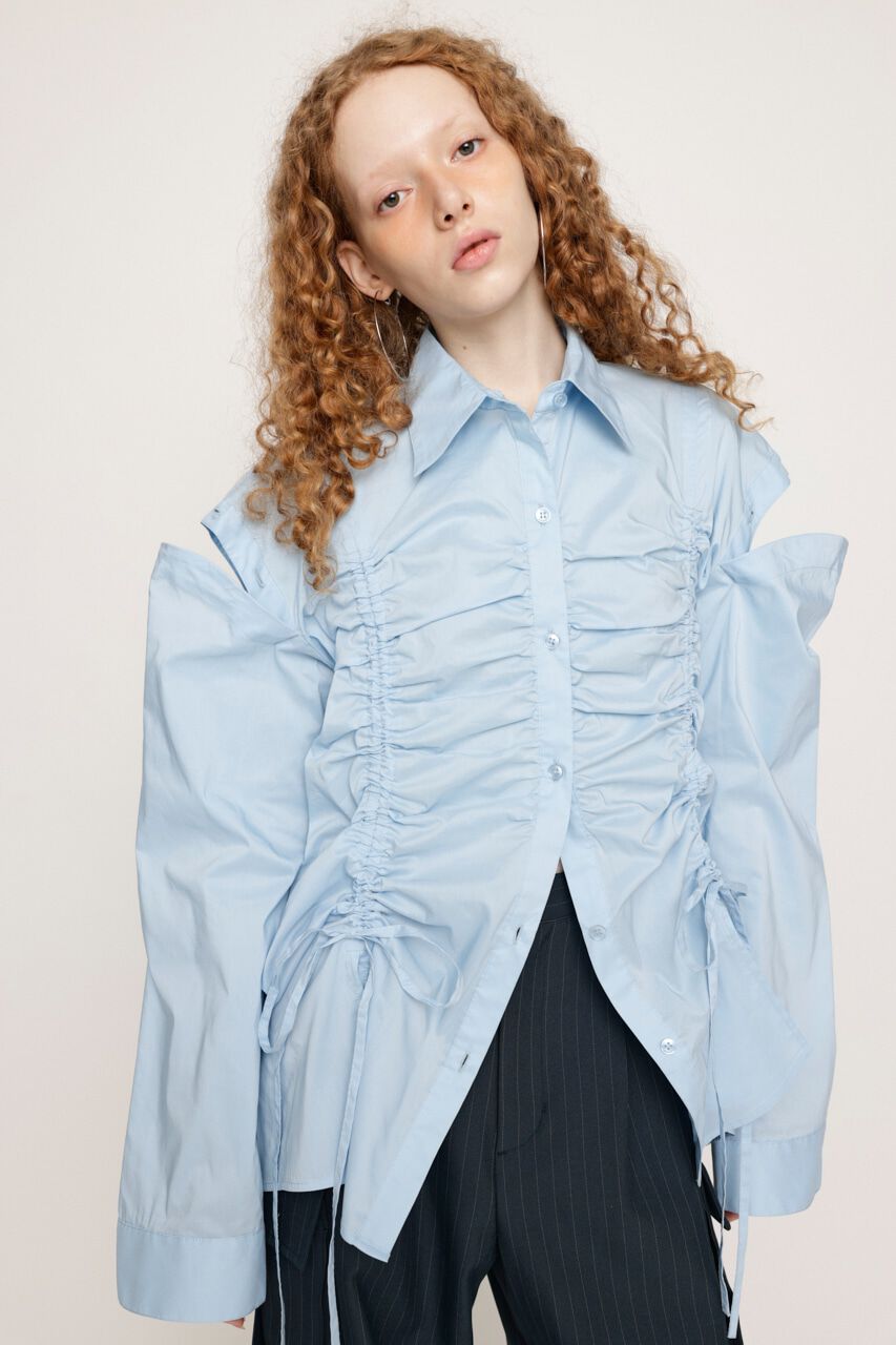 SLY「OPEN SHOULDER DROST シャツ」|シャツ・ブラウス|