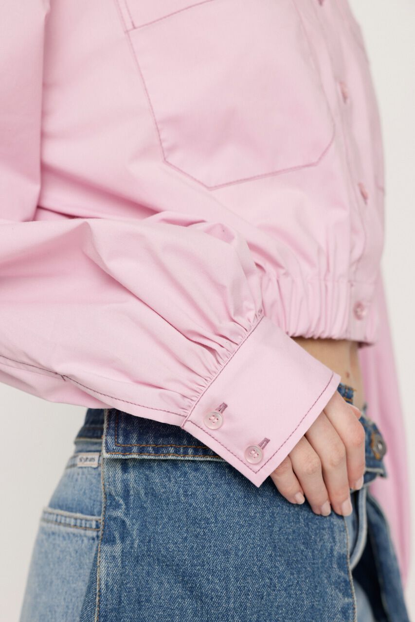 SLY「WAIST BAND CROPPED シャツ」|シャツ・ブラウス|