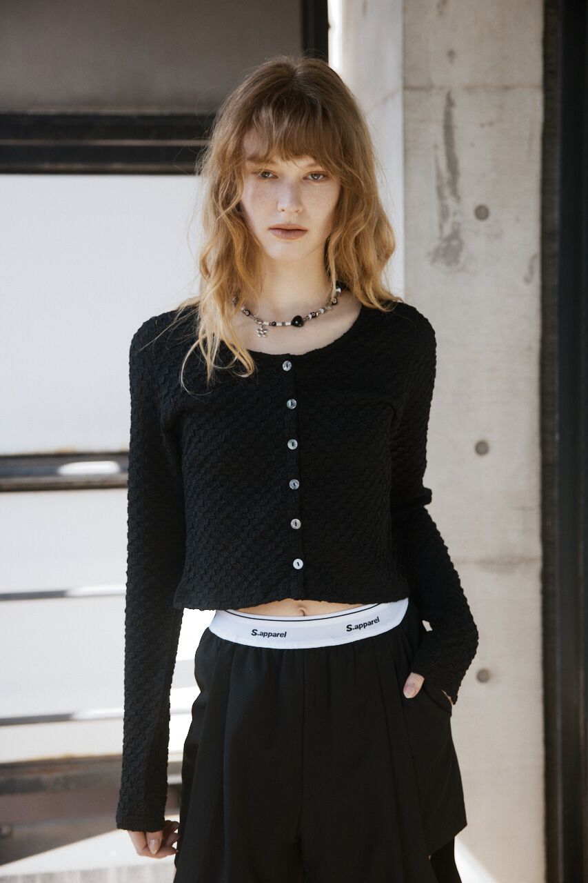 SLY「BUMPY CUT JQ カーディガン」|カーディガン|