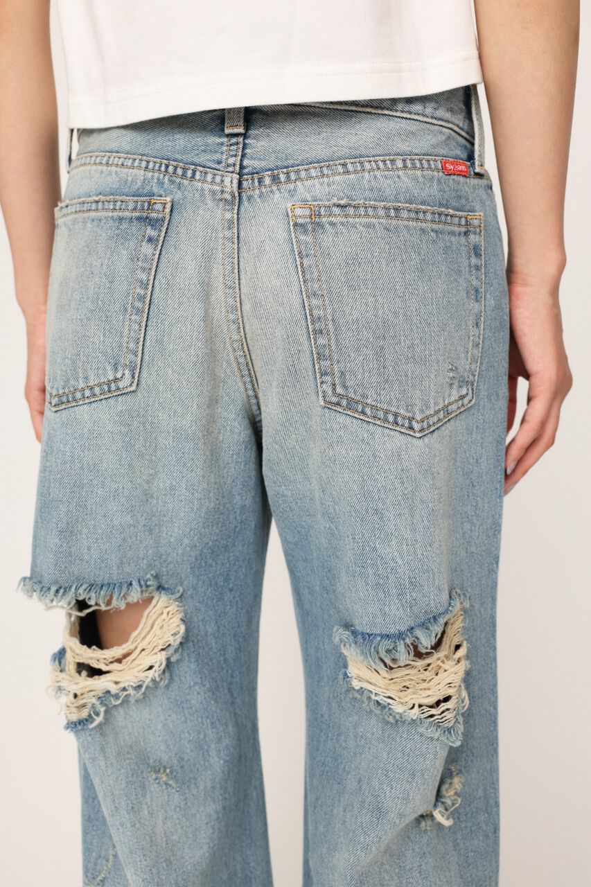 SLY「L／W TORE IT UP FLARE JEANS」|デニム|
