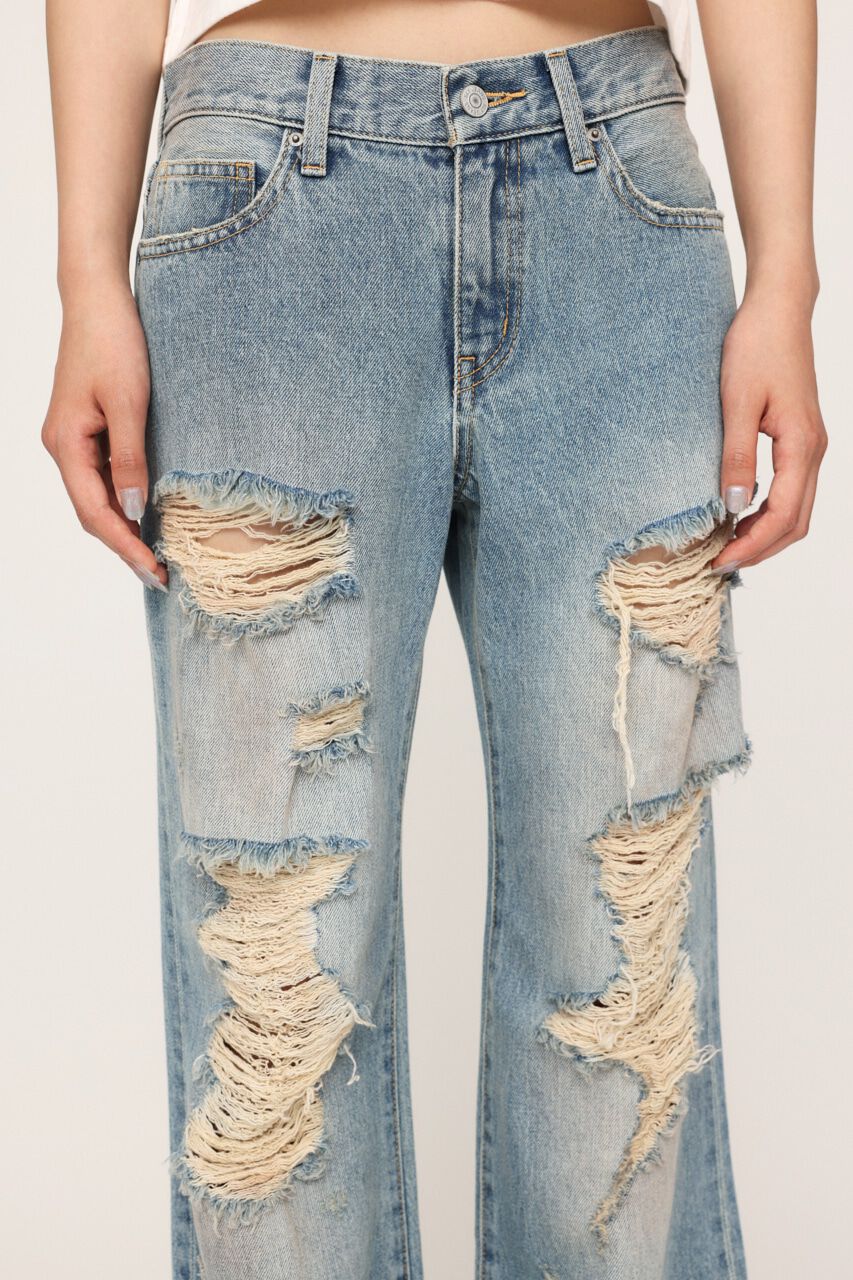 SLY「L／W TORE IT UP FLARE JEANS」|デニム|