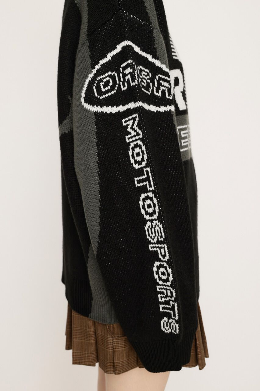 SLY「LOGO JQ ZIP UP カーディガン」|カーディガン|