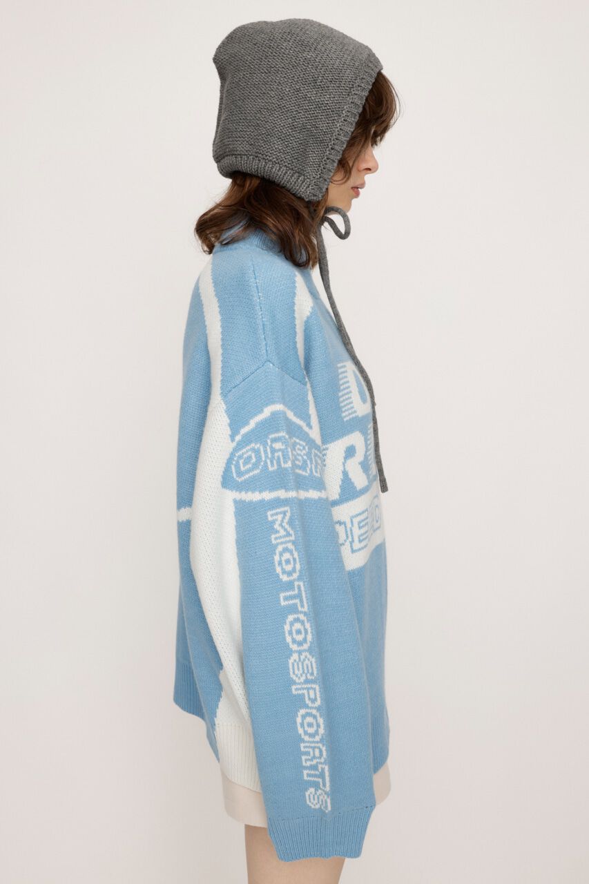 SLY「LOGO JQ ZIP UP カーディガン」|カーディガン|