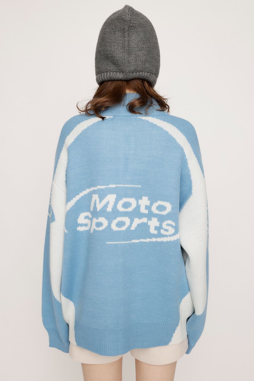 SLY「LOGO JQ ZIP UP カーディガン」|カーディガン|