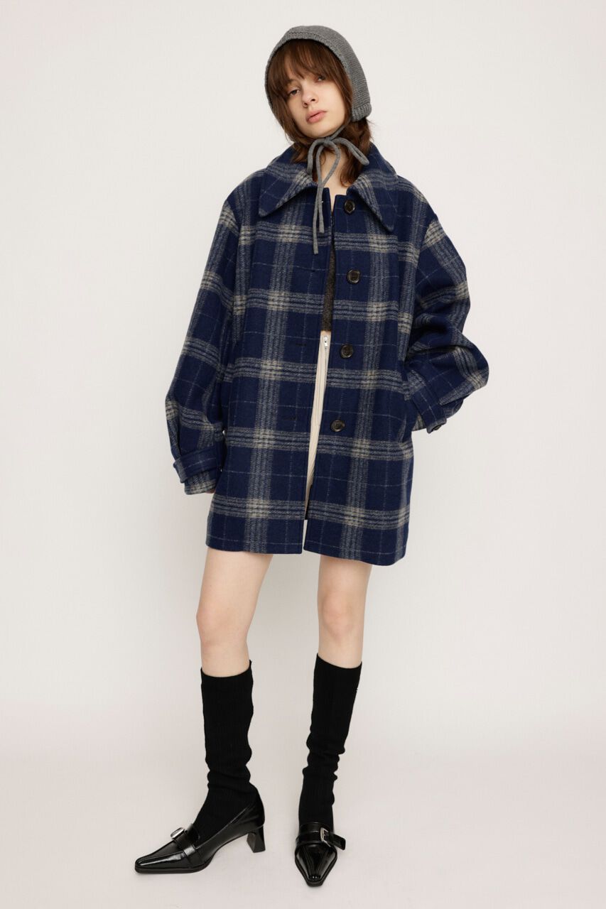SLY「OVER MIDI CHECK コート」|その他|