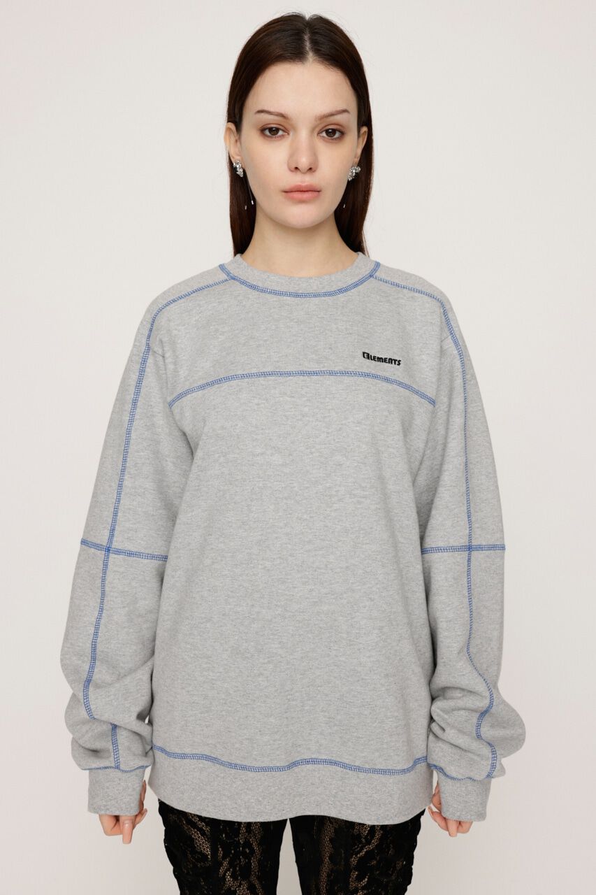 SLY「BI COLOR STITCH SW トップス」|Tシャツ・カットソー|