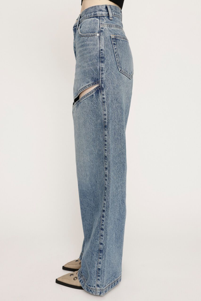 SLY「J／W HOLE TUCK パンツ」|デニム|