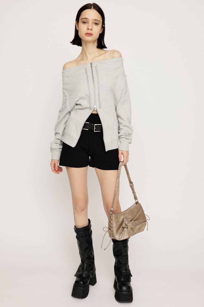 SLY「RIB KNIT BACK PK ショートパンツ」|その他|