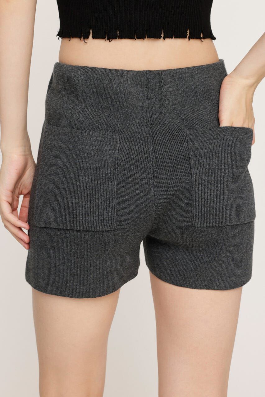 SLY「RIB KNIT BACK PK ショートパンツ」|その他|