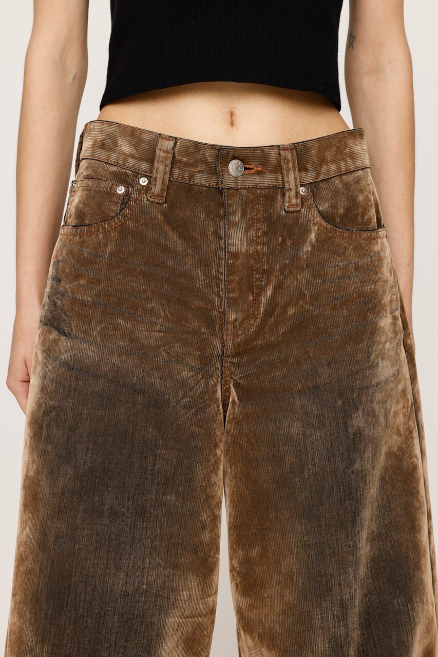 SLY「L／W VINTAGE FLOCKY DENIM パンツ」|デニム|