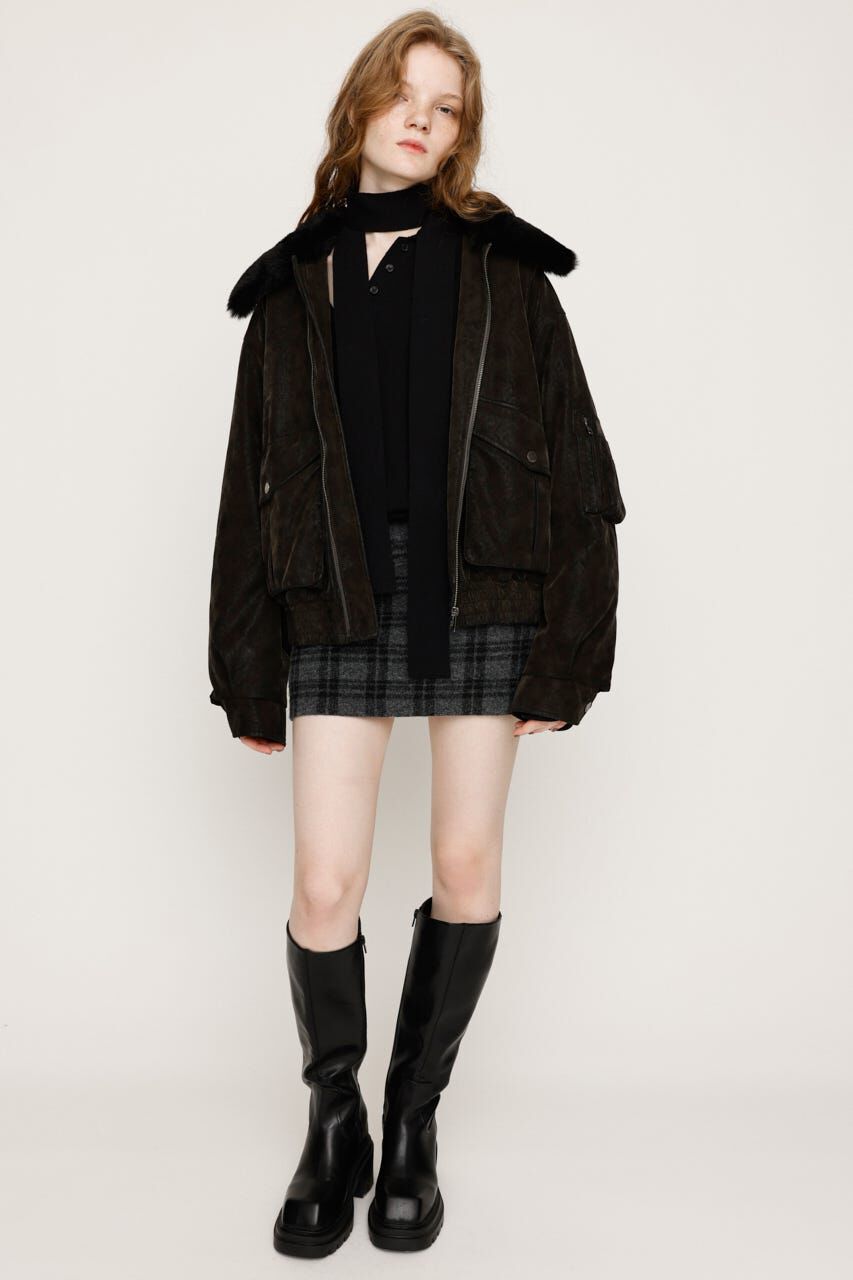 SLY「SHORTS IN KNIT ショートスカート」|スカート|