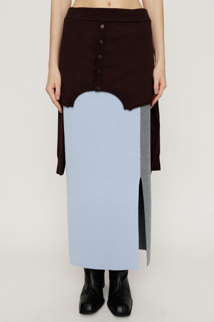 SLY「DOCKING KNIT スカート」|スカート|