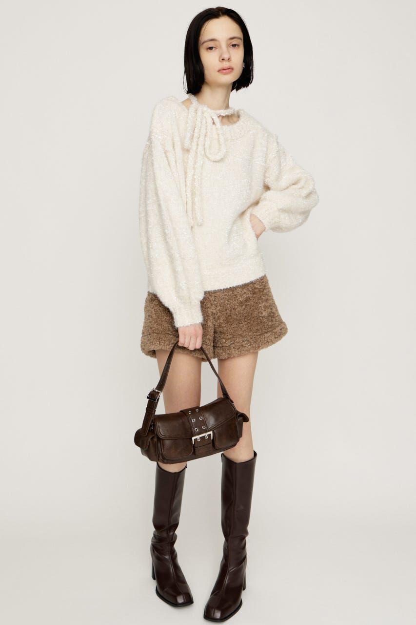 SLY「2WAY SHOULDER KNIT トップス」|ニット・セーター|