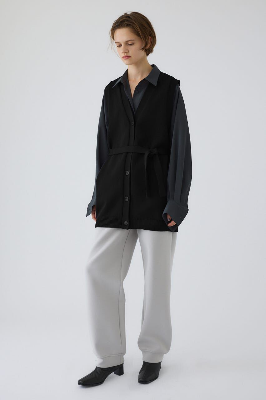 RIM.ARK 「Belt set long knit vest」|ダウンベスト・ベスト|