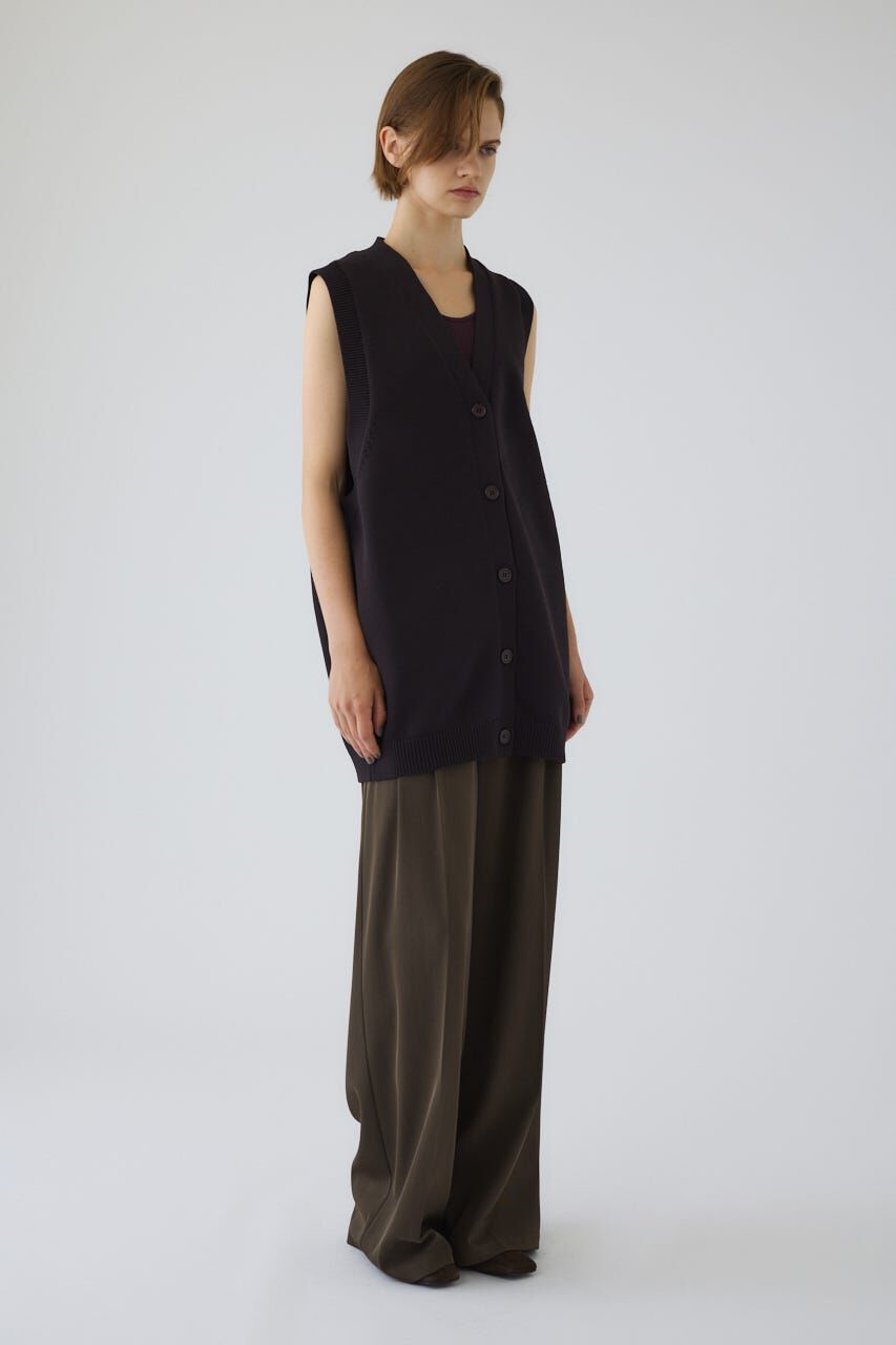 RIM.ARK 「Belt set long knit vest」|ダウンベスト・ベスト|
