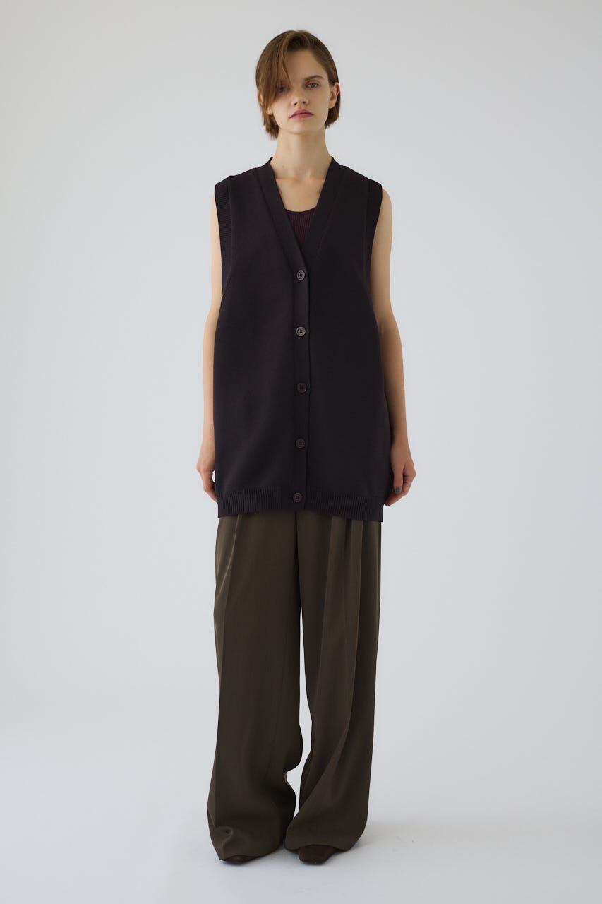 RIM.ARK 「Belt set long knit vest」|ダウンベスト・ベスト|