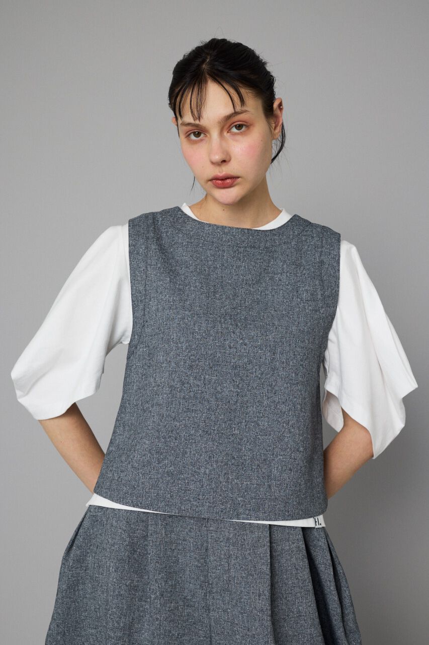 HeRIN.CYE「V neck vest」|ダウンベスト・ベスト|