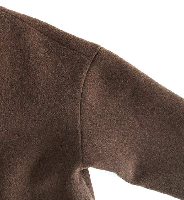 オオカミとフクロウ「オオカミとシロクマのヴィーカ&ldquo;ロングメルトン&rdquo;」|ノーカラーコート|