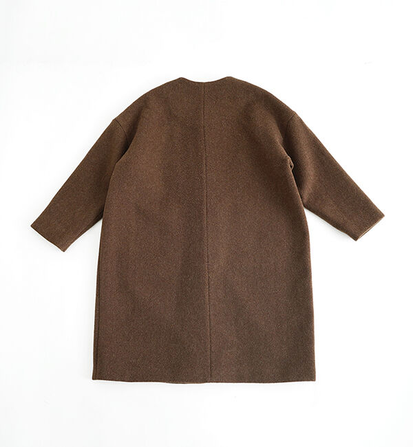 オオカミとフクロウ「オオカミとシロクマのヴィーカ&ldquo;ロングメルトン&rdquo;」|ノーカラーコート|