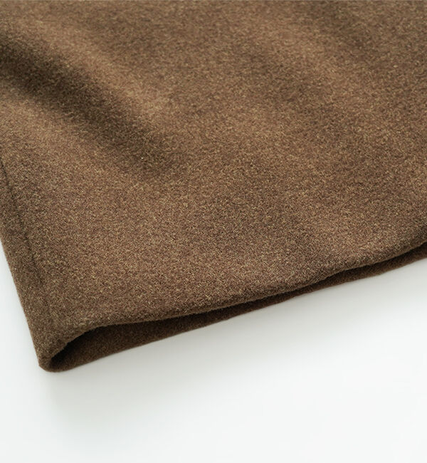 オオカミとフクロウ「オオカミとシロクマのヴィーカ&ldquo;ロングメルトン&rdquo;」|ノーカラーコート|