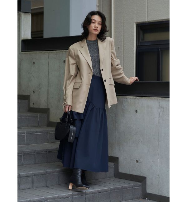 ELENDEEK「LACE UP SLEEVE JK」|テーラードジャケット|